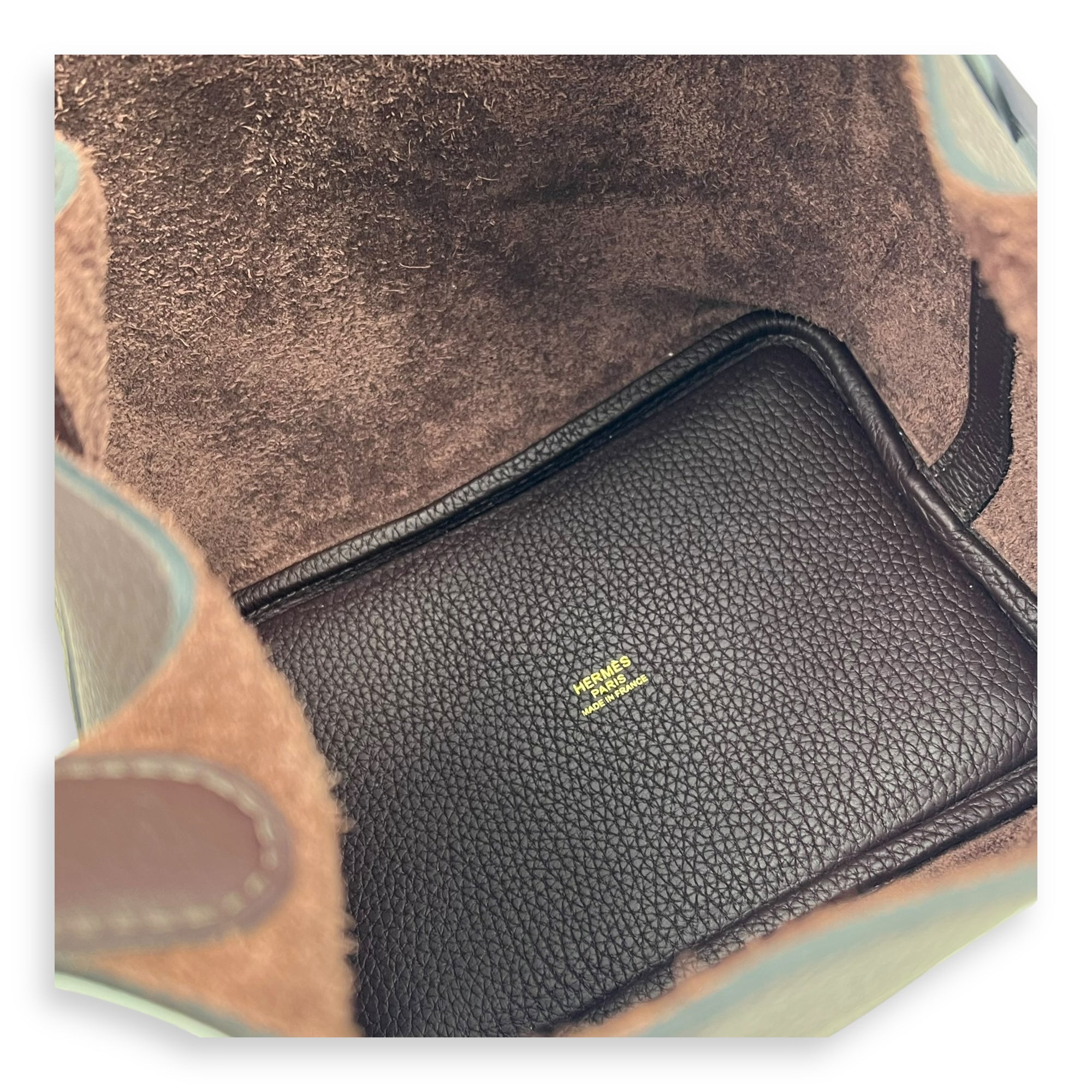 Hermès Picotin 18 Rouge Sellier Top Handle Bag in Clemence, Gold hardware_9