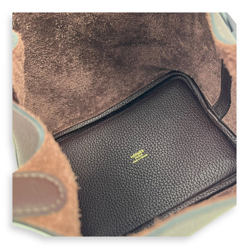 Hermès Picotin 18 Rouge Sellier Top Handle Bag in Clemence, Gold hardware_9