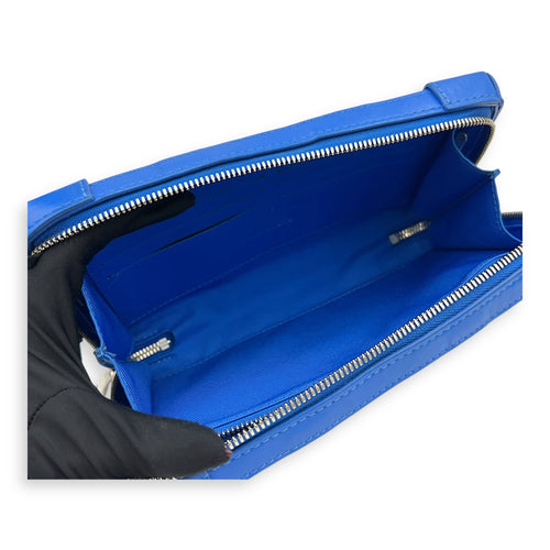 Louis Vuitton Clouds Soft Trunk Wallet Crossbody Bag Blue in Coated Canvas, Silver hardware_9