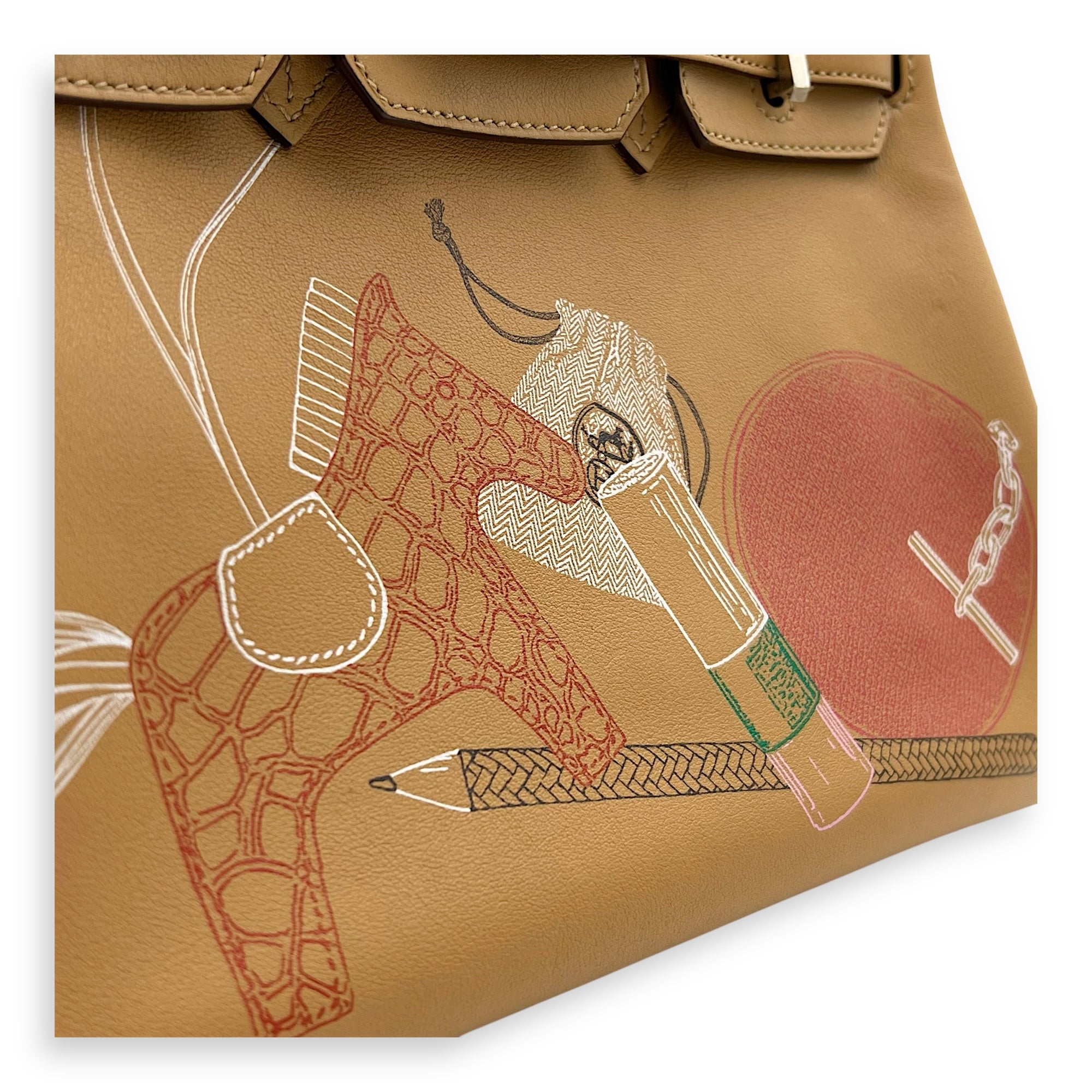 Hermès Birkin In 'N Out Biscuit in Swift, Gold hardware_9