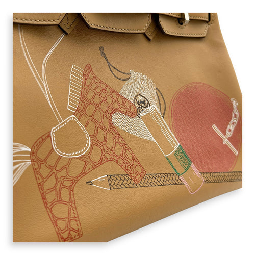Hermès Birkin In 'N Out Biscuit in Swift, Gold hardware_9