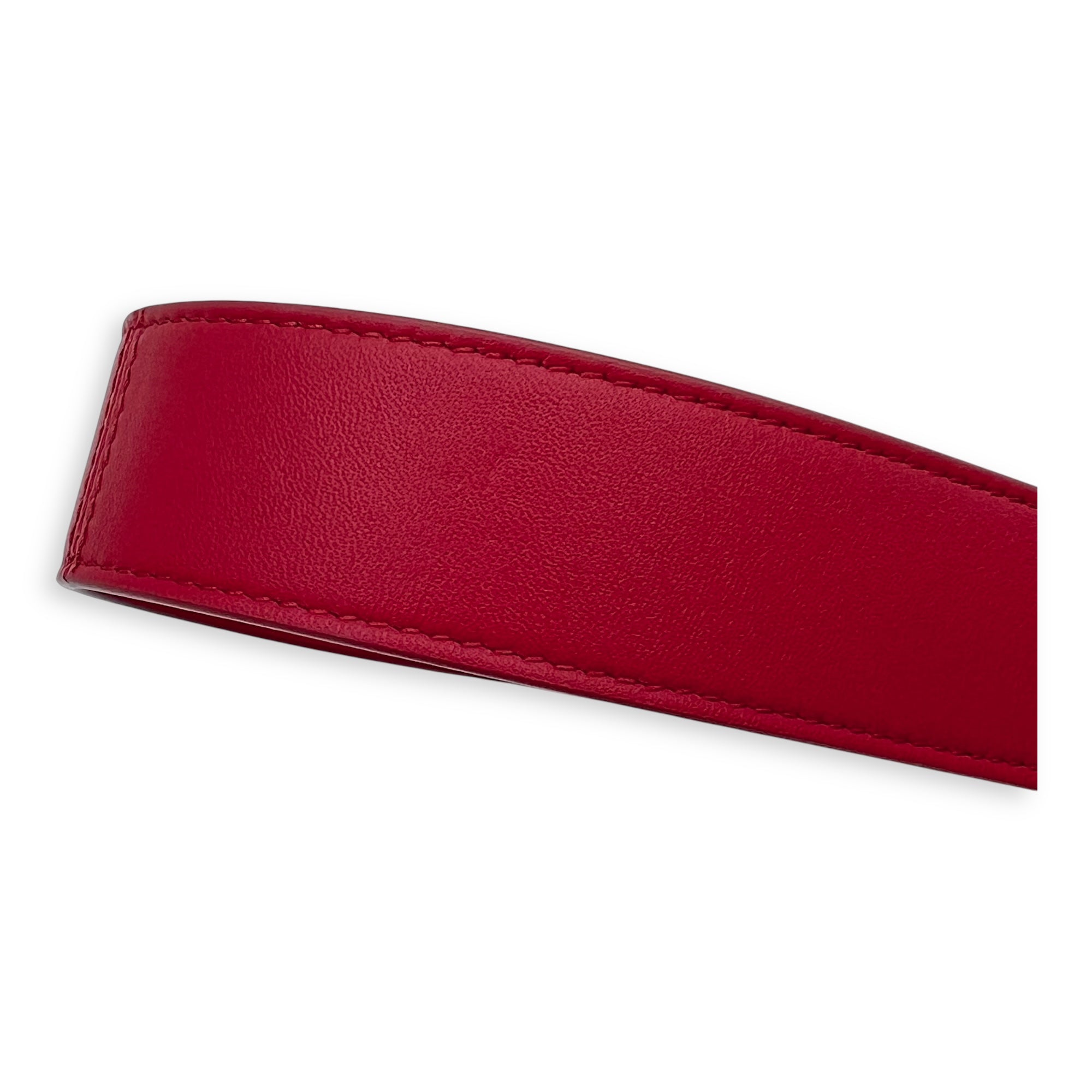 Dior Lady Dior Small Red Top Handle Bag in Lambskin, Gold hardware_1