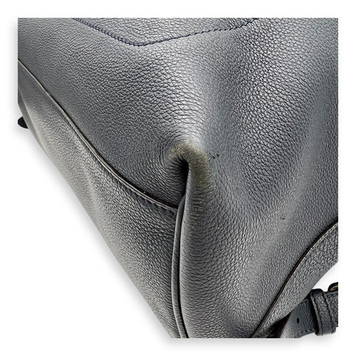 Fendi Chiodo Backpack Blue in Calfskin, Silver hardware_8