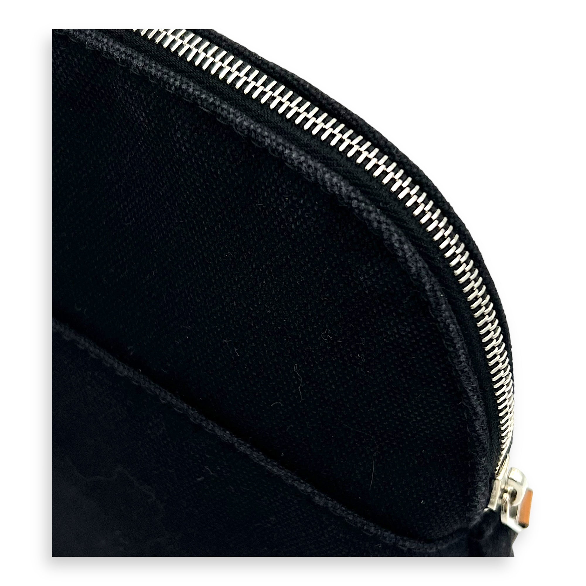 Hermès Bolide Black in Canvas, Palladium hardware_4