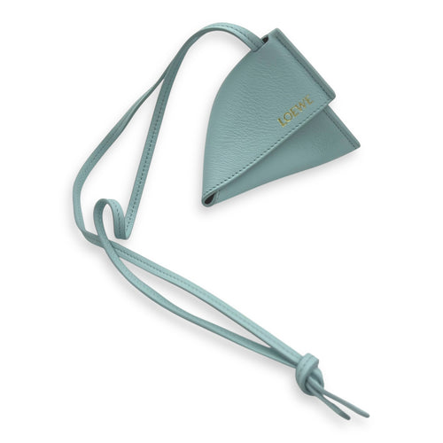 Loewe Puzzle Fold Charm Charm Blue in Calfskin_1