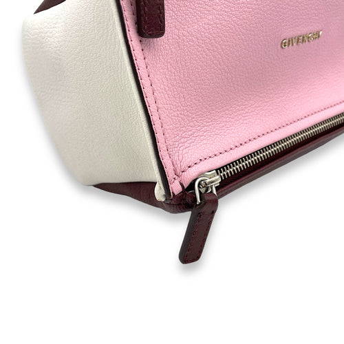 Pandora Multi-colour Crossbody Bag in Goat Leather, Silver hardware