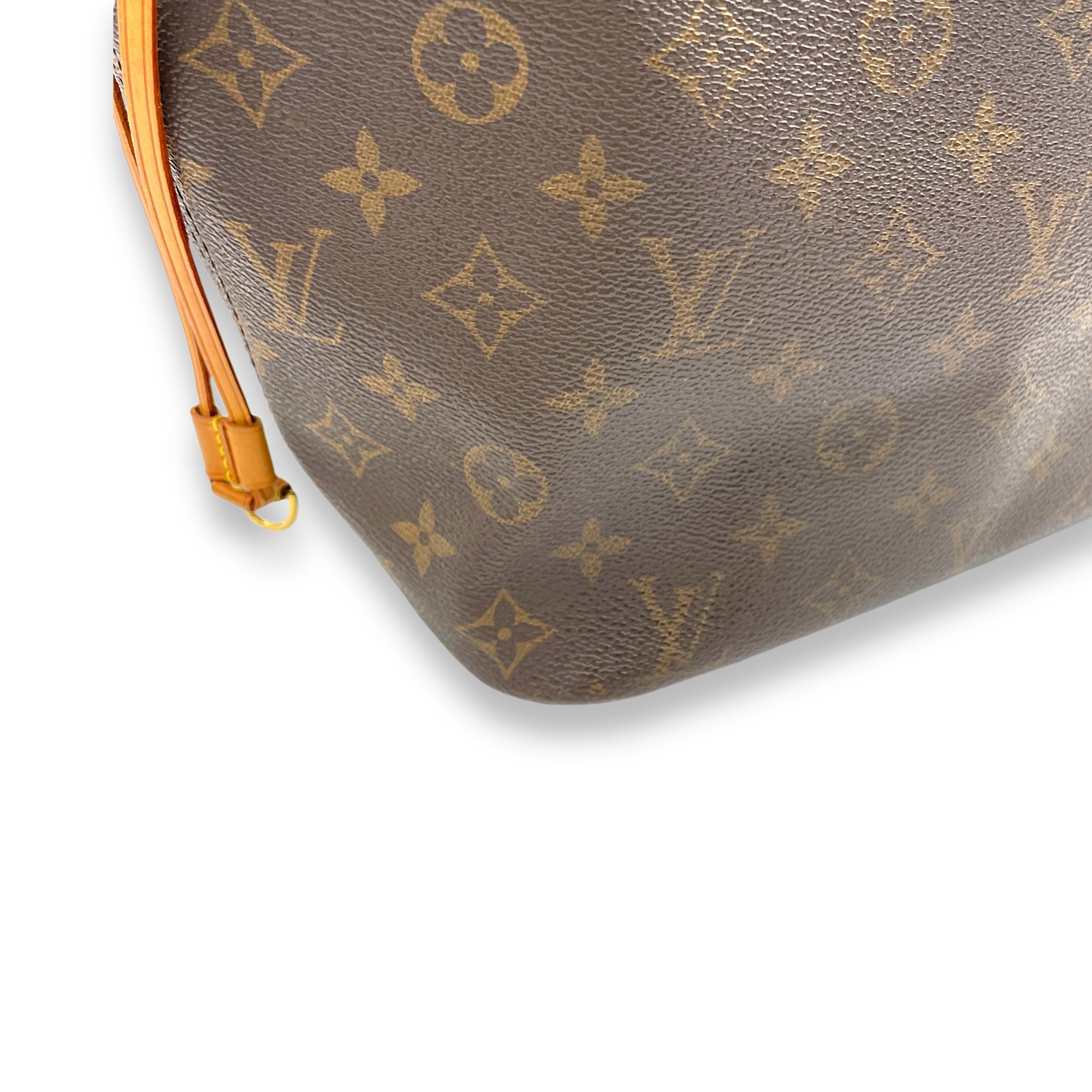 Neverfull MM Tote bag in Monogram coated canvas, Gold Hardware