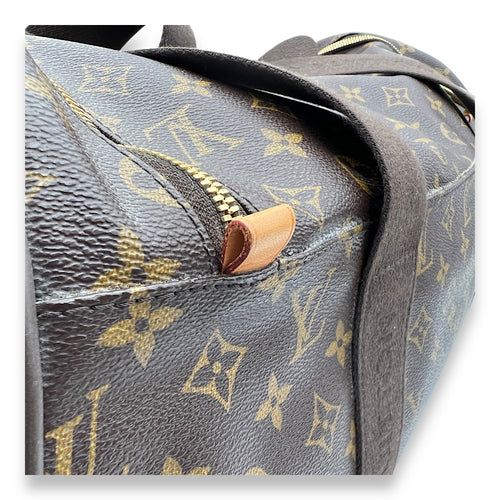 Neo Eole Luggage Brown in Monogram Coated Canvas, Gold hardware