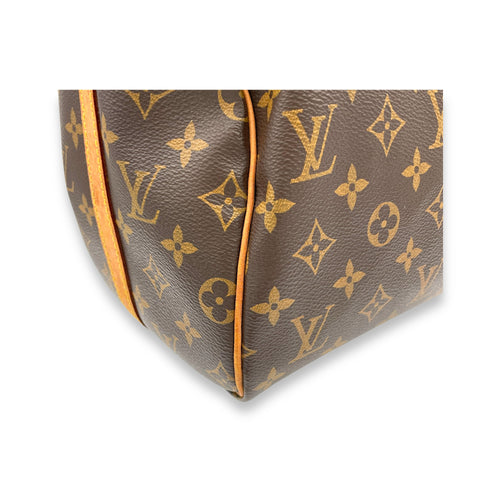 Speedy Bandouliere Top Handle Bag 30 Brown in Monogram Coated Canvas, Gold hardware