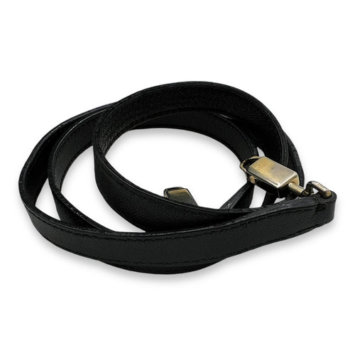 Gancini Top Handle Bag Black in Calfskin, Gold hardware