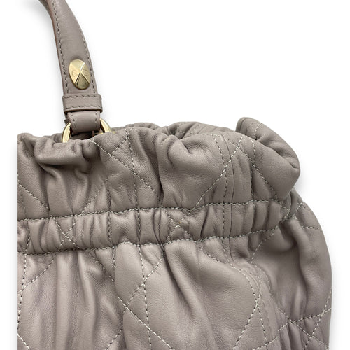 Gaufre Cannage Tote bag in Lambskin, Light Gold Hardware