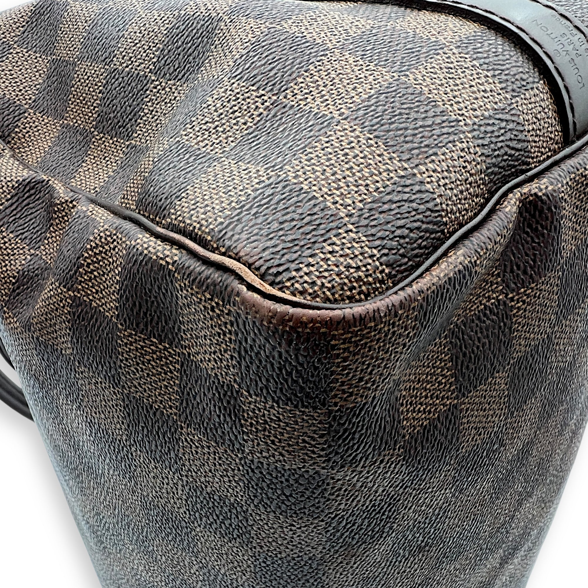 Louis Vuitton Speedy Top Handle Bag 35 Brown in Coated Canvas, Gold hardware_10