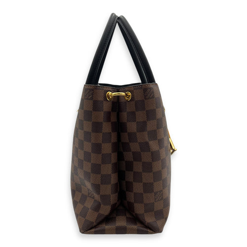 Louis Vuitton Others Top Handle Bag Brown in Coated Canvas, Gold hardware_3