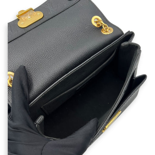 Louis Vuitton Vavin Shoulder Bag Black in Empreinte Leather, Gold hardware_10