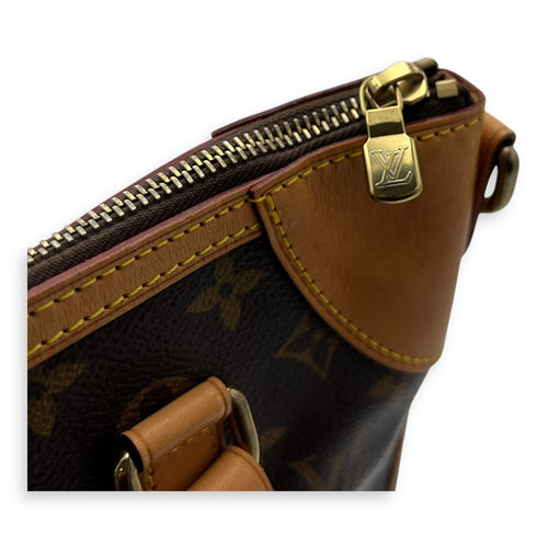 Louis Vuitton Odeon GM Brown Top Handle Bag in Monogram Coated Canvas, Gold hardware_9