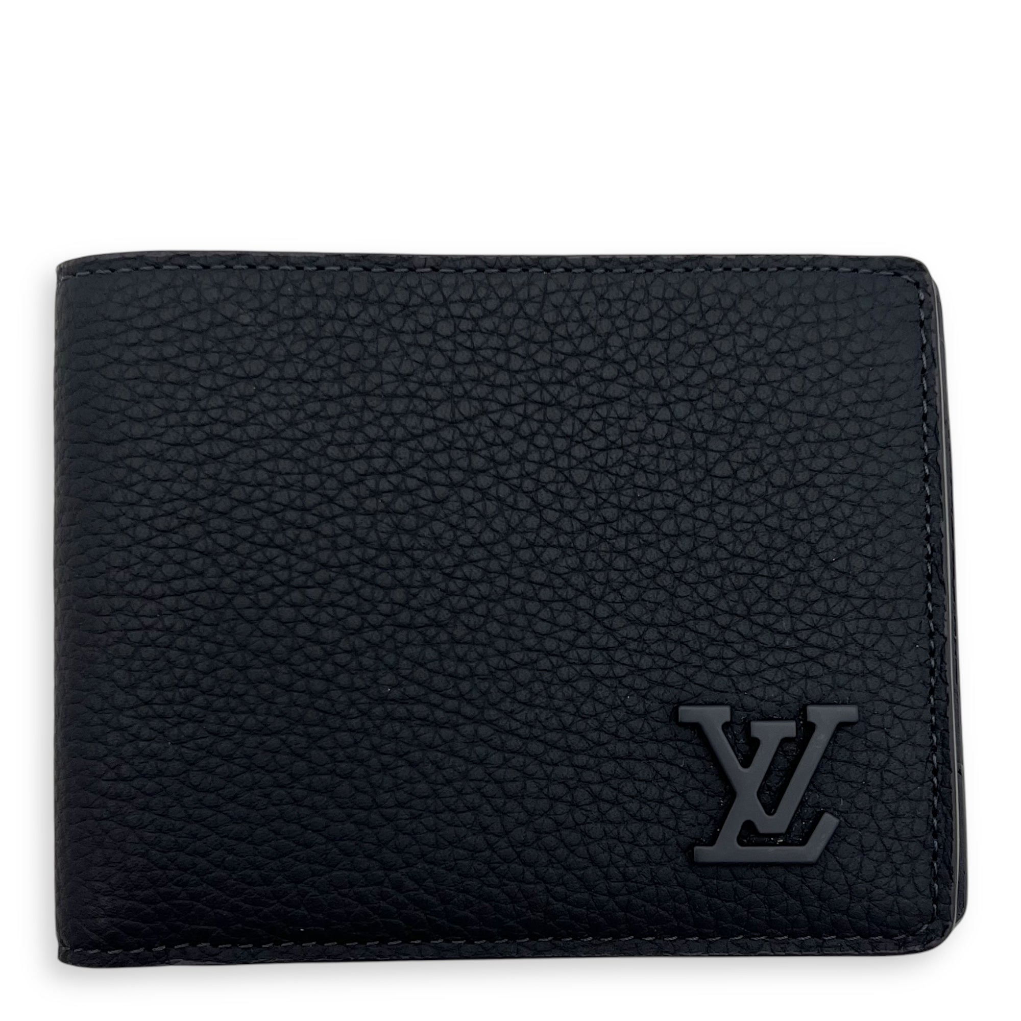 Louis Vuitton Marco Navy Wallet in Taiga Leather_1