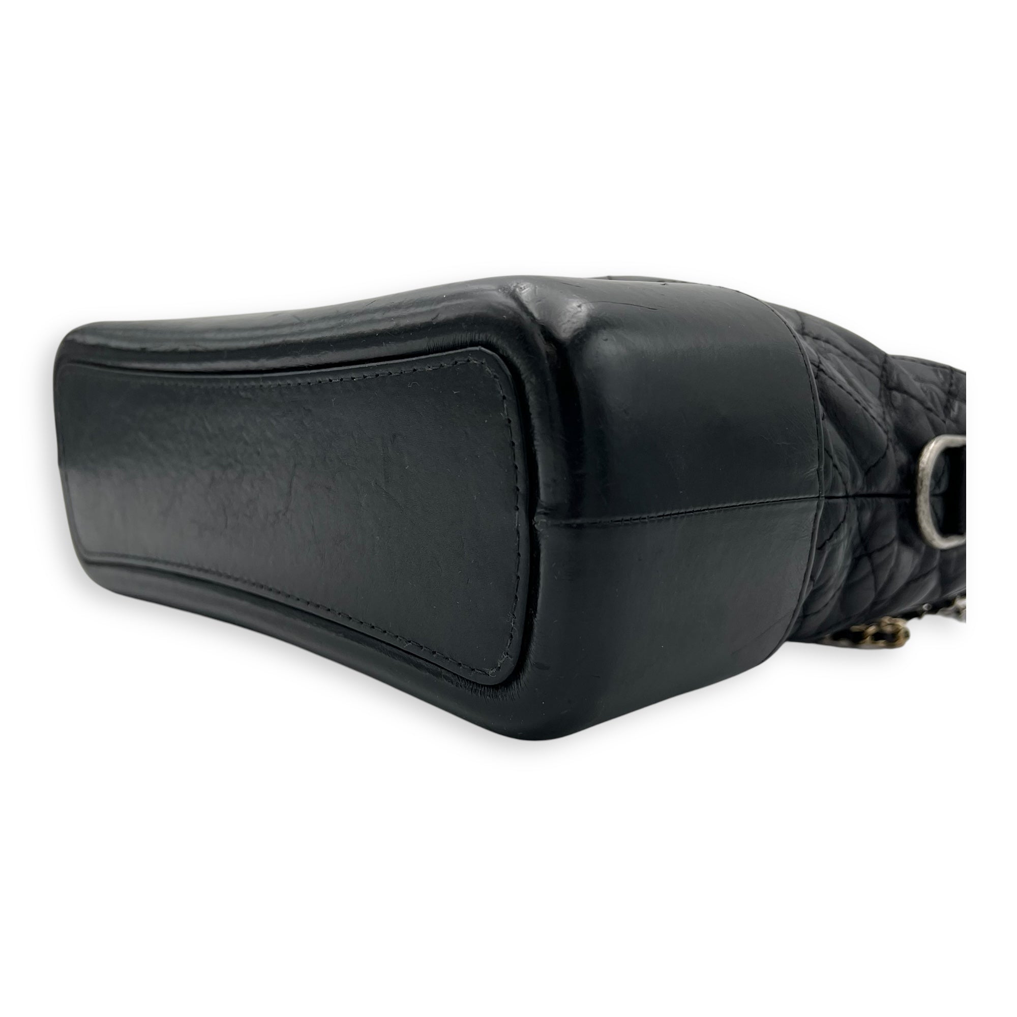 Chanel Gabrielle Medium Black Shoulder Bag in Calfskin