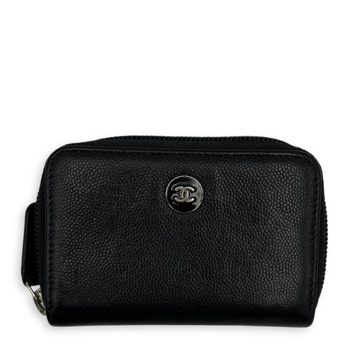 Chanel CC Wallet Black in Caviar Leather, Gold hardware_1