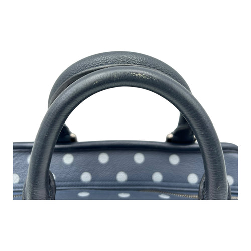 Loewe Amazona Top Handle Bag Blue in Calfskin, Silver hardware_8