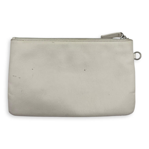 Chanel 22 Tote Tote Bag Small White in Calfskin, Silver hardware_14
