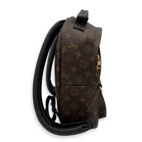 Louis Vuitton Palm Springs Backpack Brown in Monogram Coated Canvas, Gold hardware_3