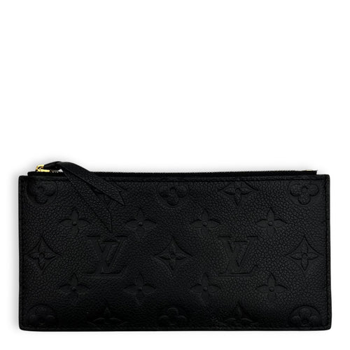 Louis Vuitton Felicie Wallet On Chain Black in Monogram Empreinte Leather, Gold hardware_10