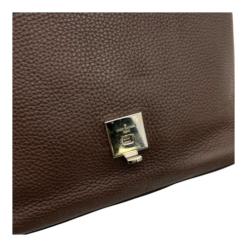 Louis Vuitton Volta Top Handle Bag Grey in Calfskin, Silver hardware_7
