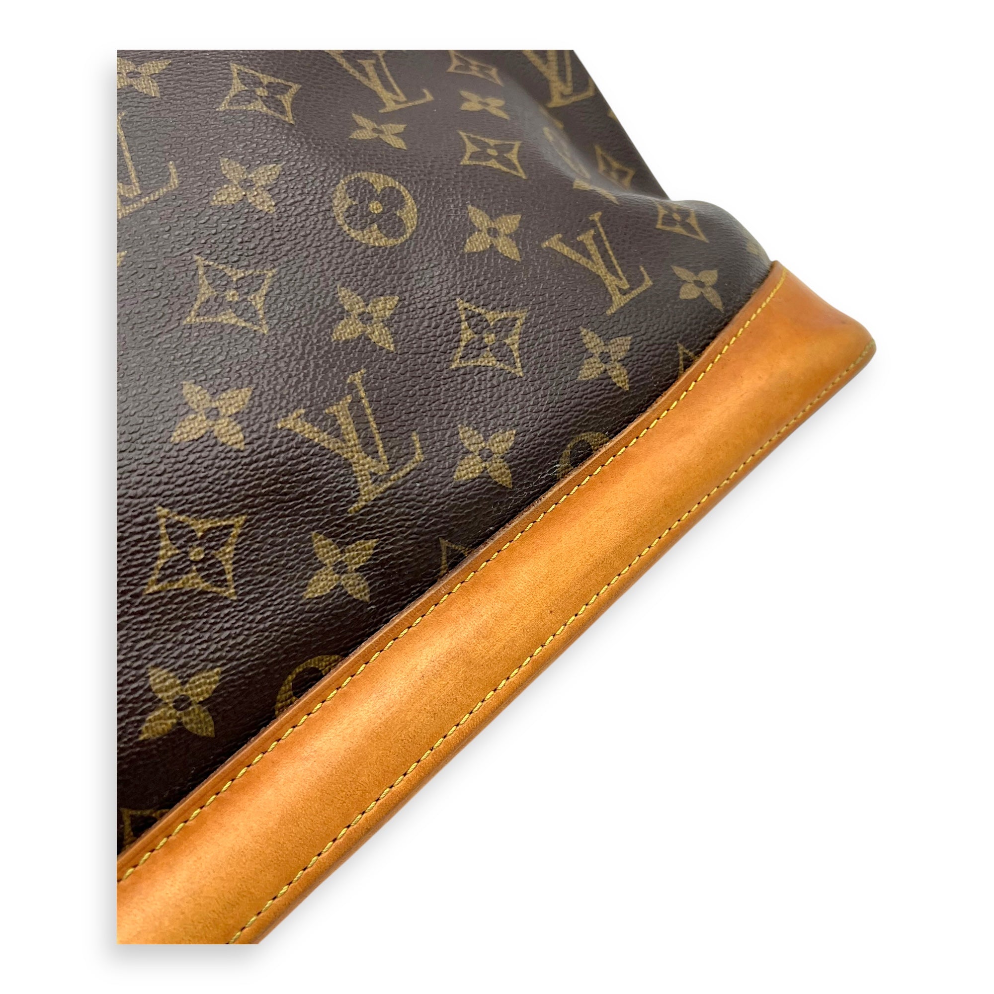 Louis Vuitton Others Top Handle Bag Brown in Monogram Coated Canvas, Gold hardware_10