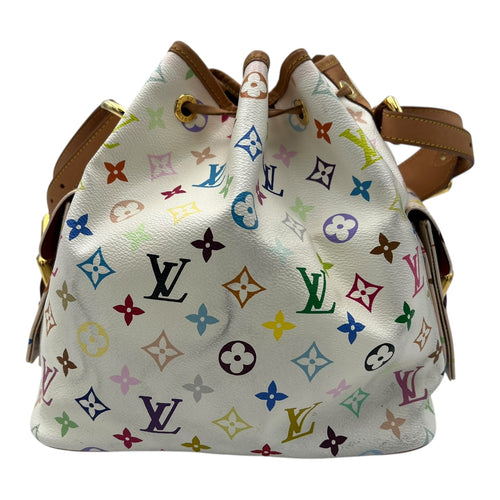 Louis Vuitton Noe Multicolor x Takashi Murakami Bucket Bag in Monogram Coated Canvas, Gold hardware_2