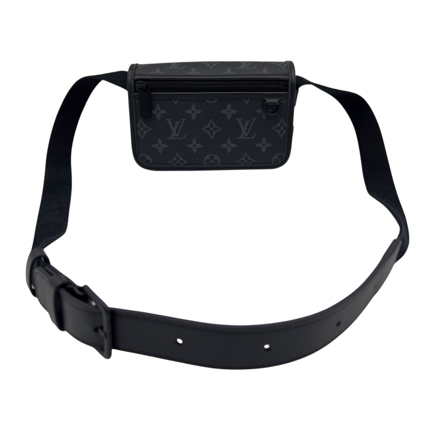 Louis Vuitton Bosphore Wearable wallet Eclipse Crossbody Bag in Monogram Coated Canvas, black hardware_8