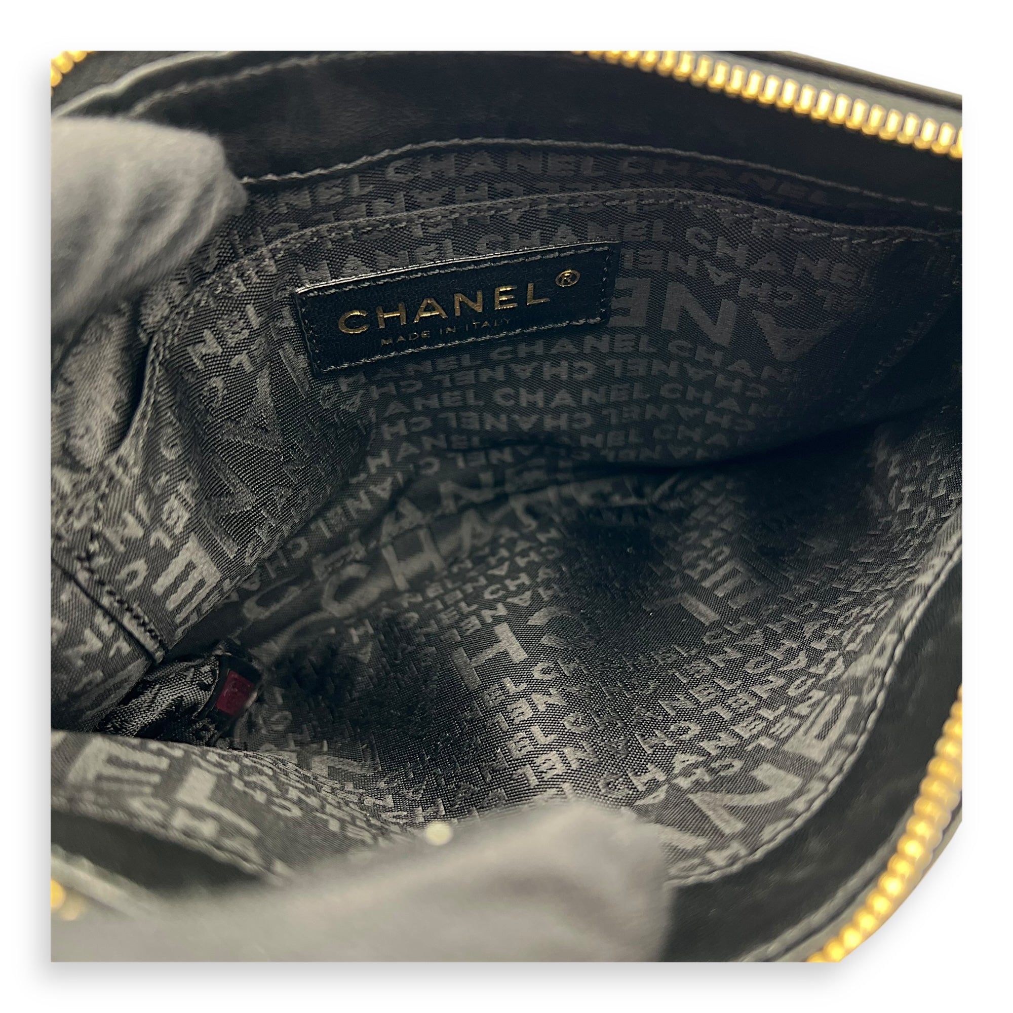 Chanel Patchwork Clutch Multi-colour in Knit, Gold hardware_6