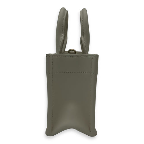 Christian Dior Book Tote Mini Latte Macrocannage Tote Bag in Calfskin, Gold hardware_3