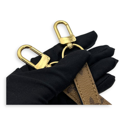 Louis Vuitton Metis Brown Top Handle Bag in Reverse Monogram Coated Canvas, Gold hardware_10