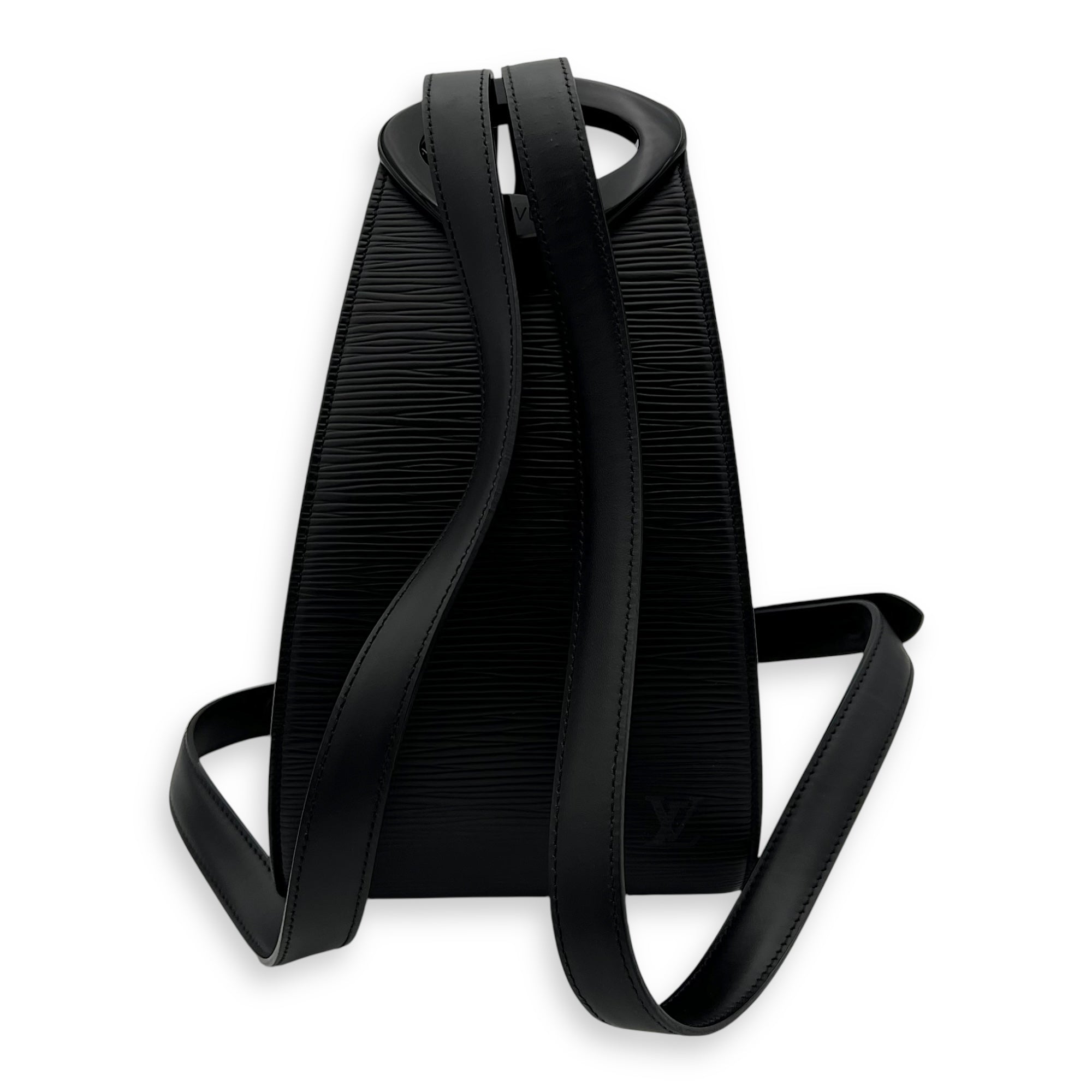 Louis Vuitton Minuit  Crossbody Bag Black in Epi Leather, Enamel hardware_10