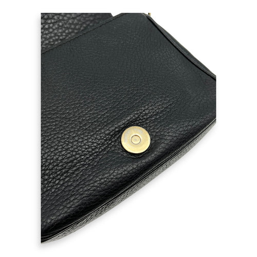 Gucci Soho Crossbody Bag Black in Calfskin, Gold hardware_1