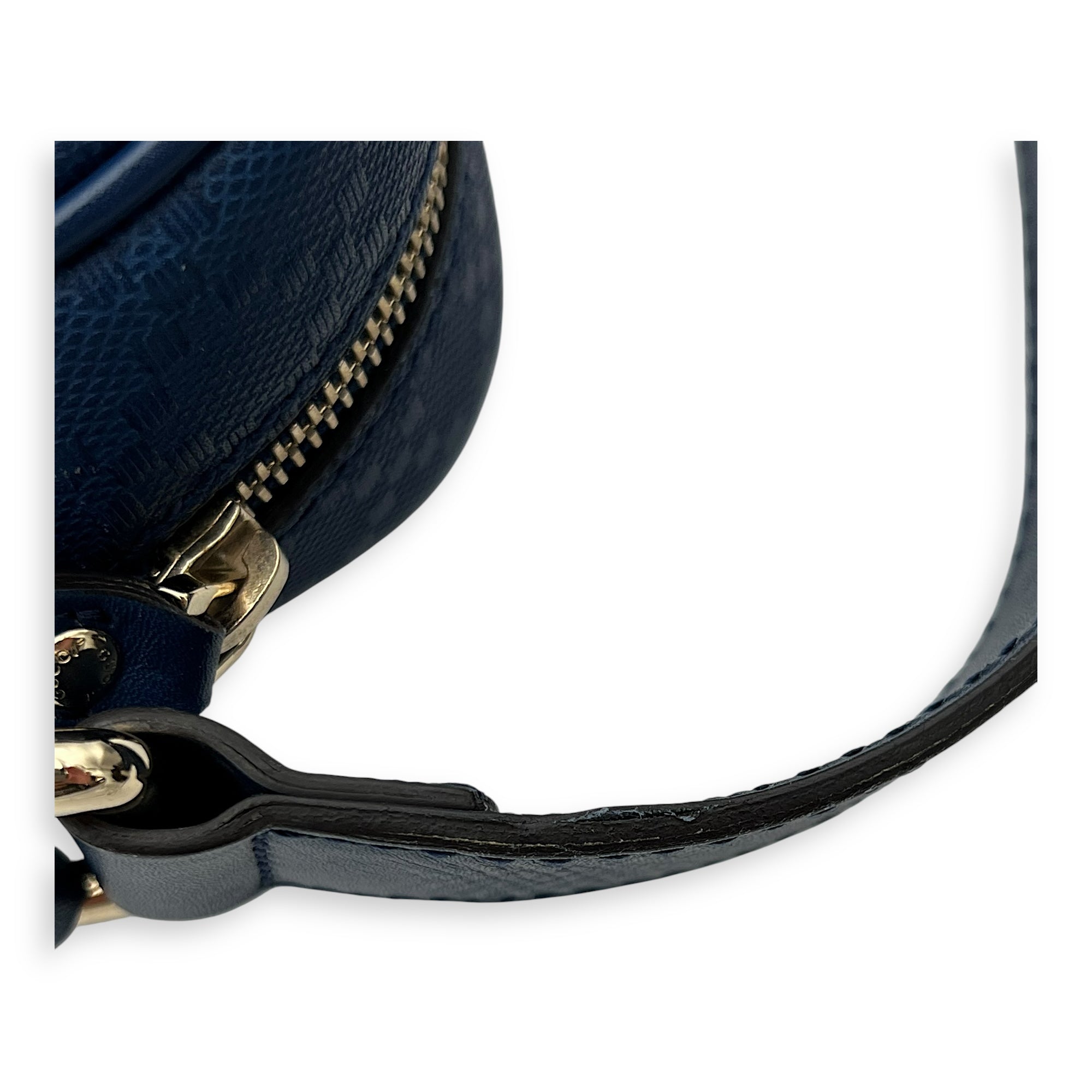 Gucci diamante Messenger Blue in Calfskin, Silver hardware_1