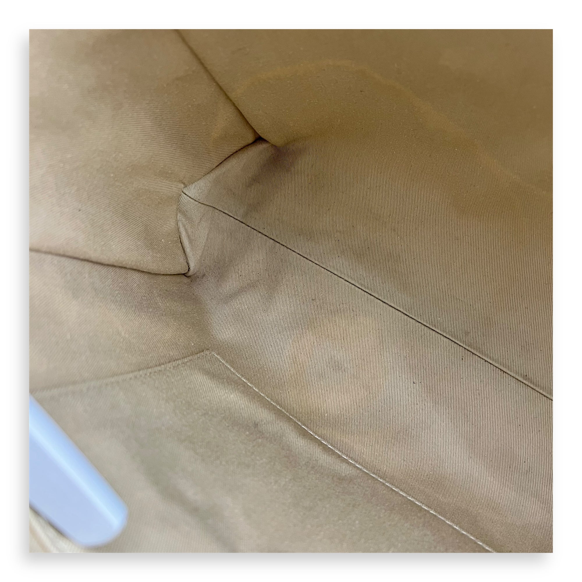 Chloé Woody Medium Beige Tote Bag in Canvas_8