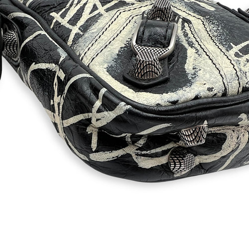 Balenciaga Le Cagole Crossbody Bag Multi-colour in Calfskin, Silver hardware_10
