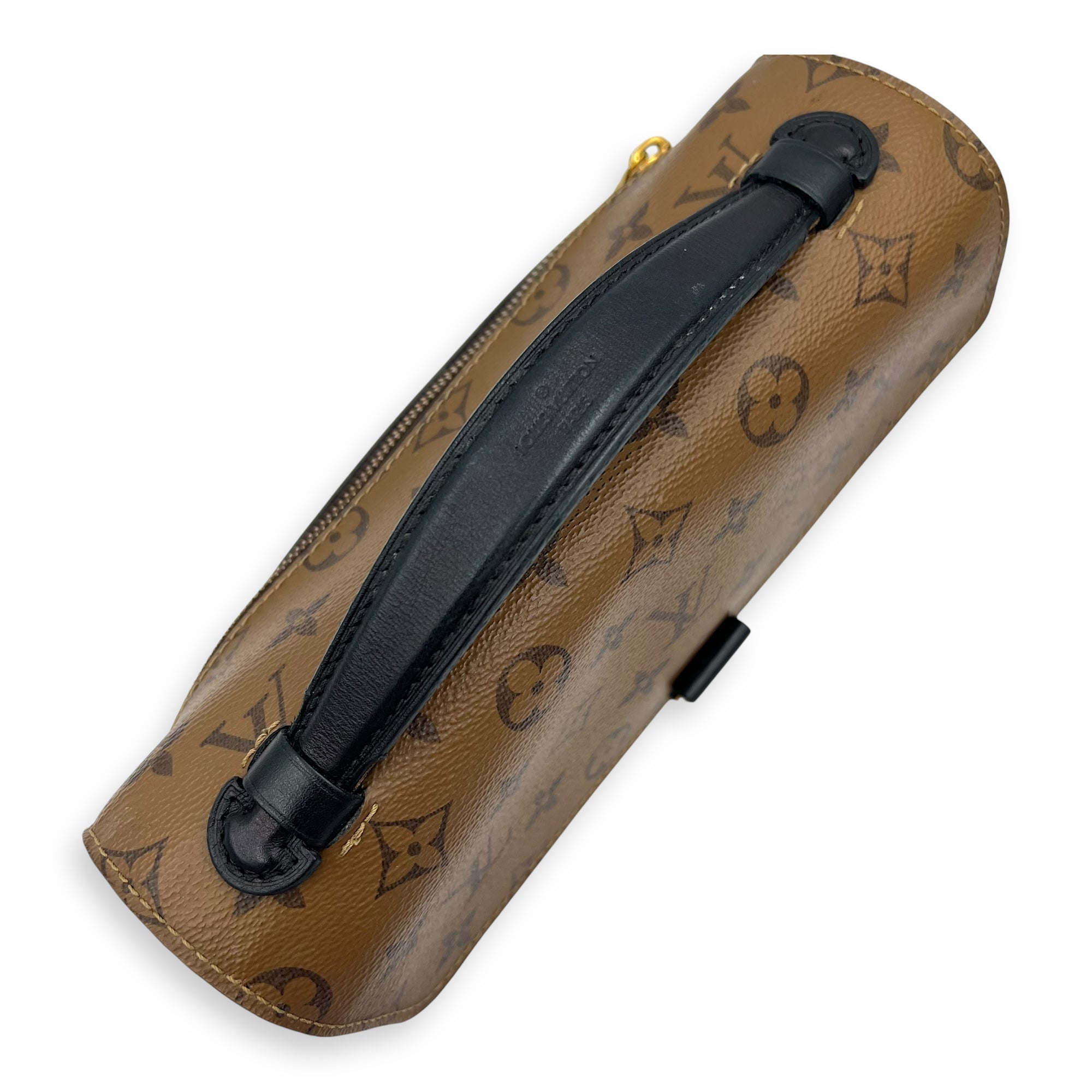 Louis Vuitton Metis Crossbody Bag Brown in Monogram Coated Canvas, Gold hardware_12