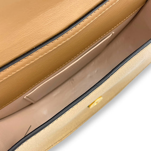 Nile Clutch Mini Gold in Calfskin , Gold Hardware