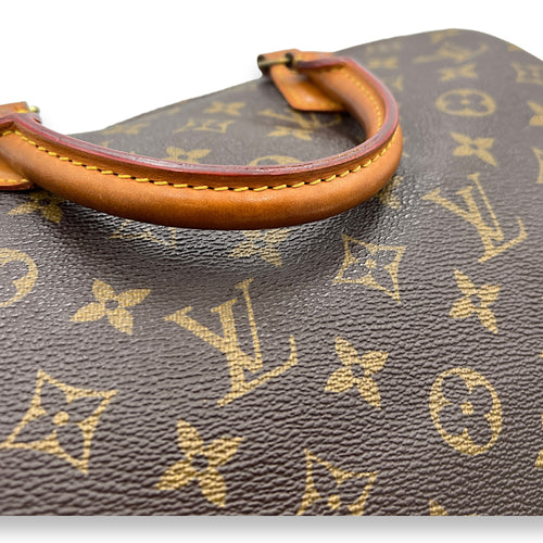 Speedy Bandouliere Top Handle Bag 30 Brown in Monogram Coated Canvas, Gold hardware