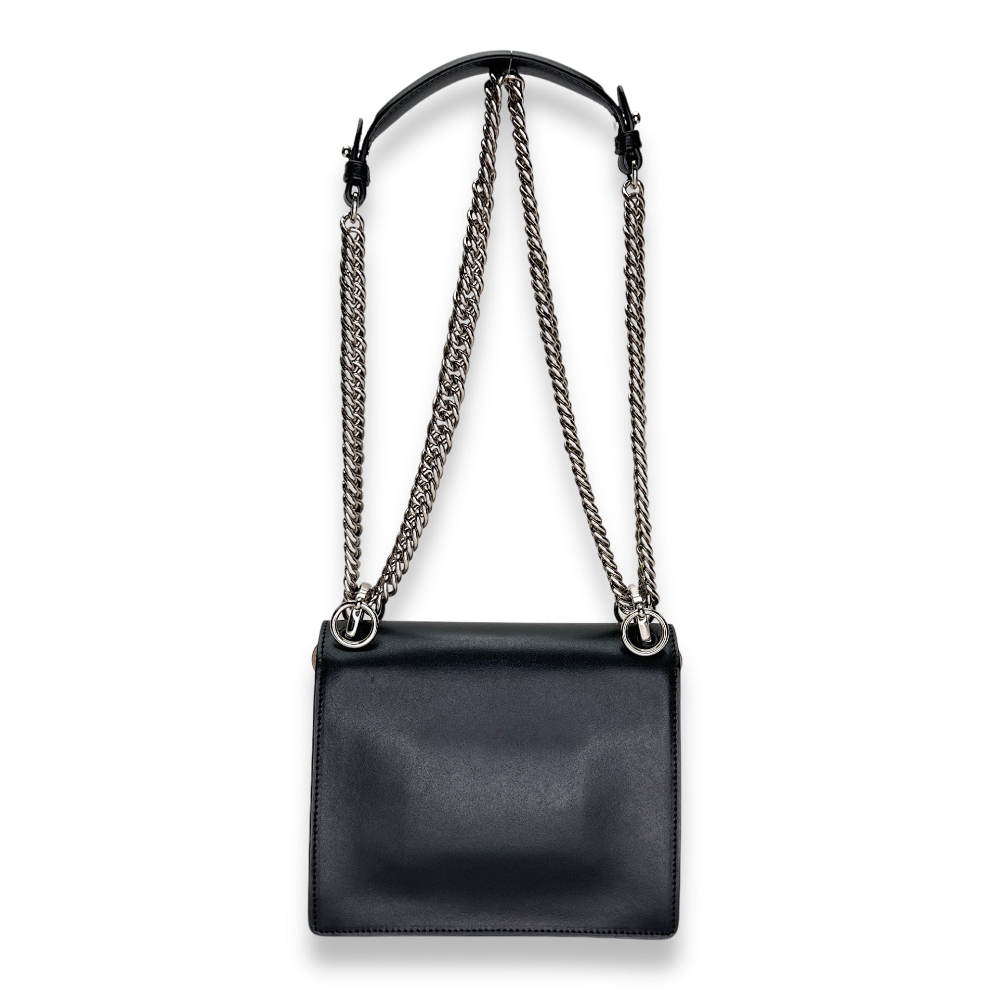 Pearl Kan I Small Crossbody bag in Calfskin, Silver Hardware