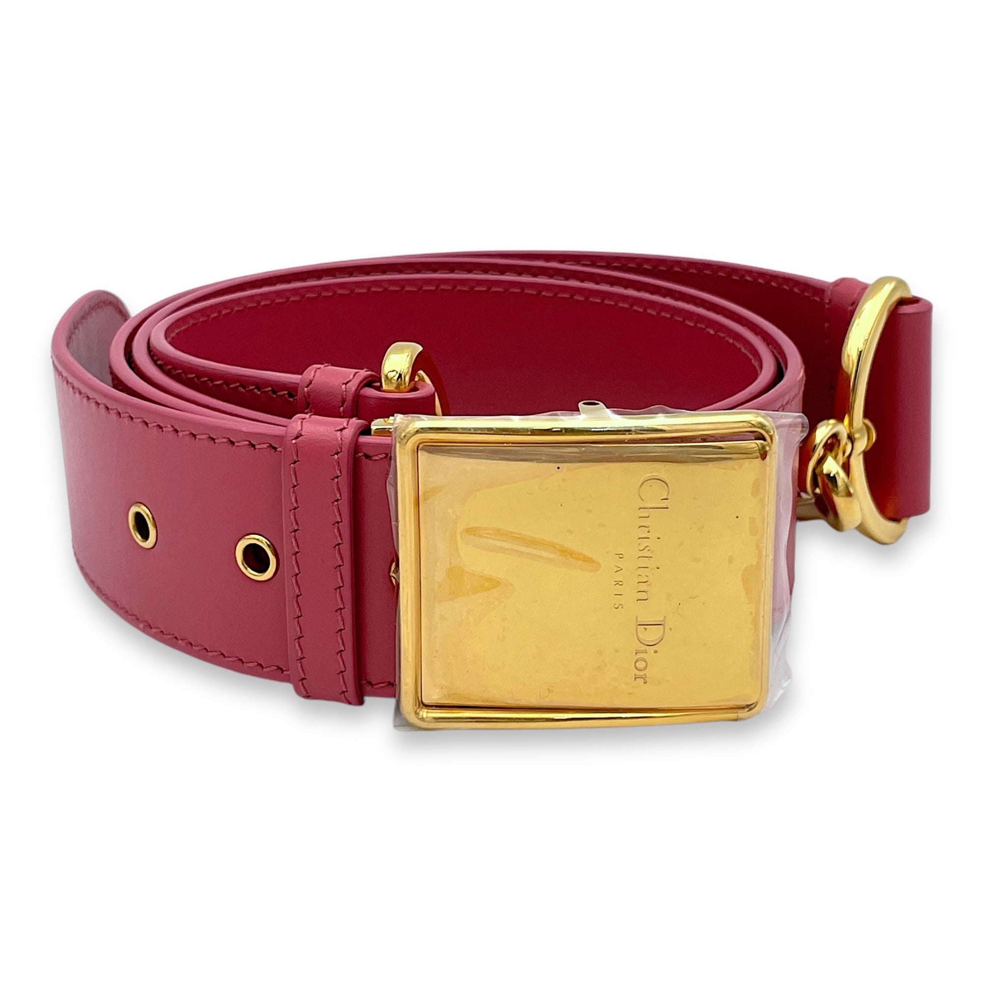 30 Montaigne Box Micro Crossbody bag in Calfskin, Gold Hardware