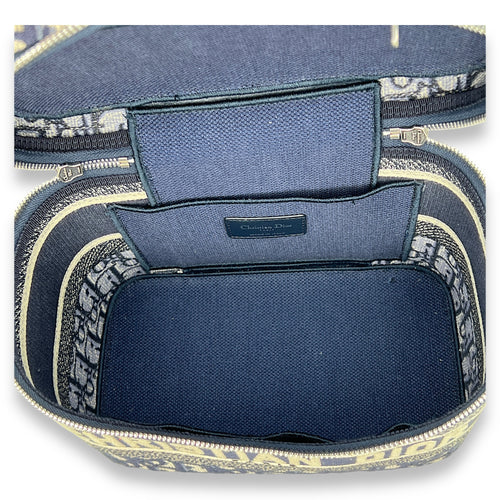 Vanity bag in Jacquard, Silver Hardware