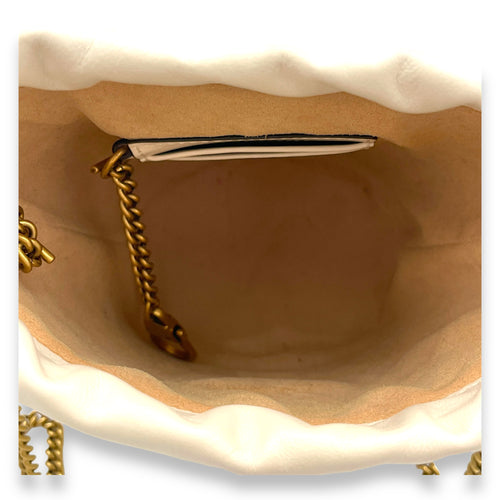 Marmont Bucket bag in Calfskin, Gold Hardware