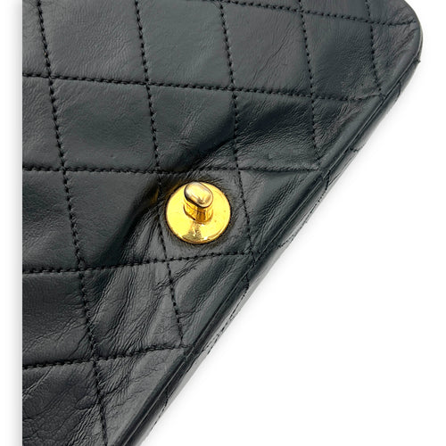 Classic Shoulder Bag Mini Black in Lambskin, Gold hardware