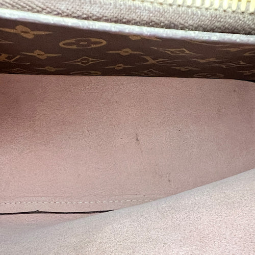 Louis Vuitton NeoNoe Bucket Bag MM Pink in Monogram Coated Canvas, Gold hardware_11