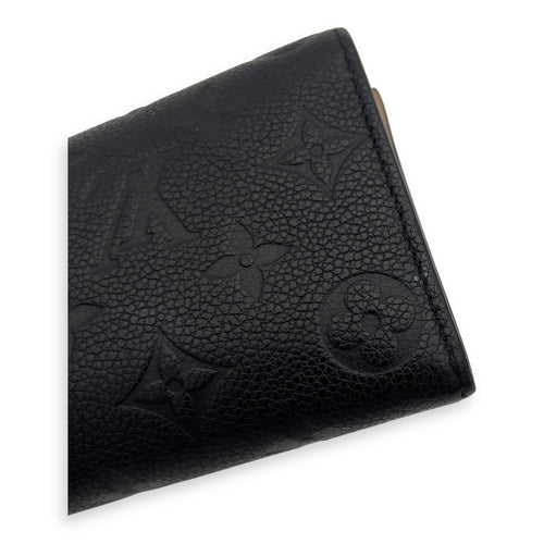 Louis Vuitton Emilie Wallet Black in Empreinte Leather, Gold hardware_7