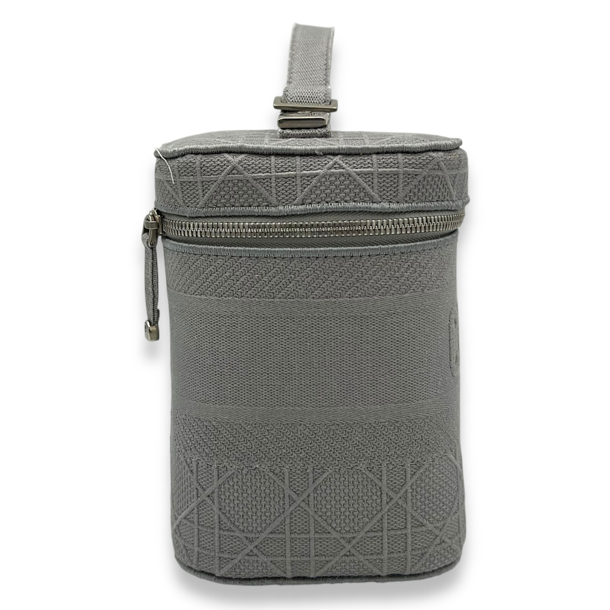 Christian Dior Vanity Top Handle Bag Grey in Jacquard Christian Dior Vanity Top Handle Bag Grey in Jacquard