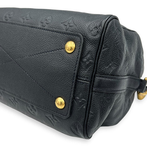 Louis Vuitton Speedy 25 Black Top Handle Bag in Empreinte Leather, Gold hardware_10